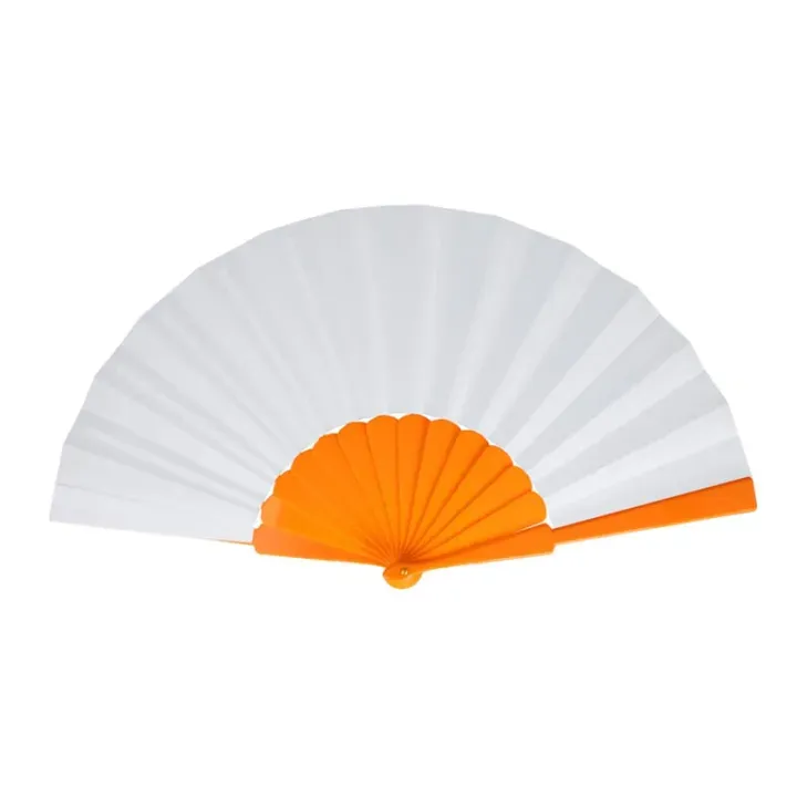 Made to order - Hand fan plastic  polyester all over print - LT90524 (N0026)